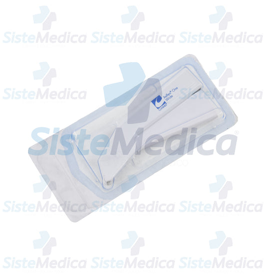 Engrapadora para piel con grapas extra anchas medida 6.9 de ancho x 3.6 de alto mm