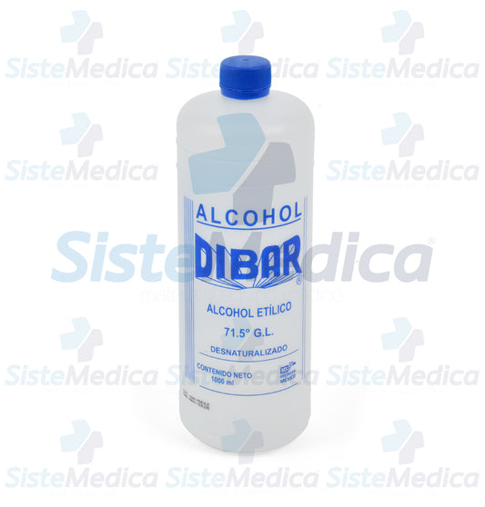Alcohol etílico desnaturalizado 71.5° G.L.