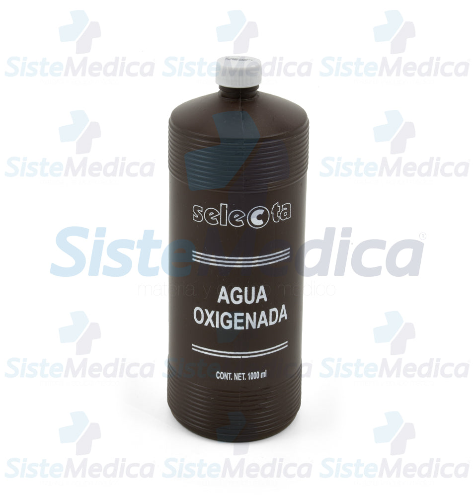 Agua oxigenada incolora