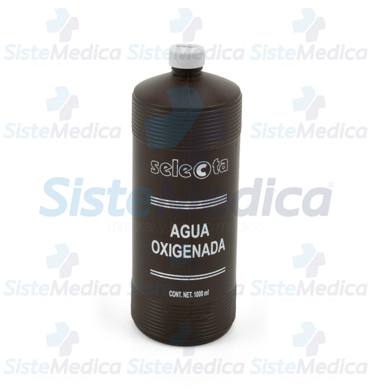 Agua oxigenada incolora