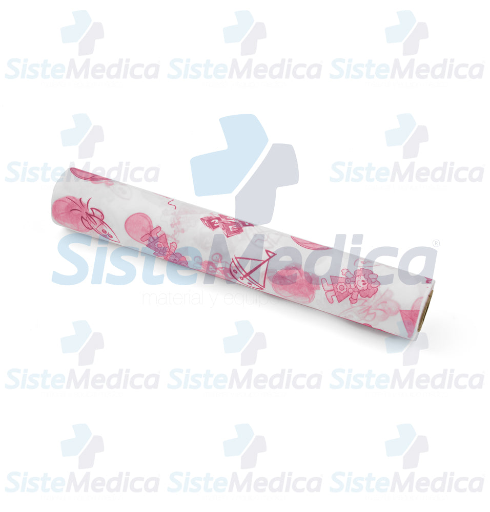 Sabana en rollo para protección de mesa de exploración 50 cm x 25 m infantil