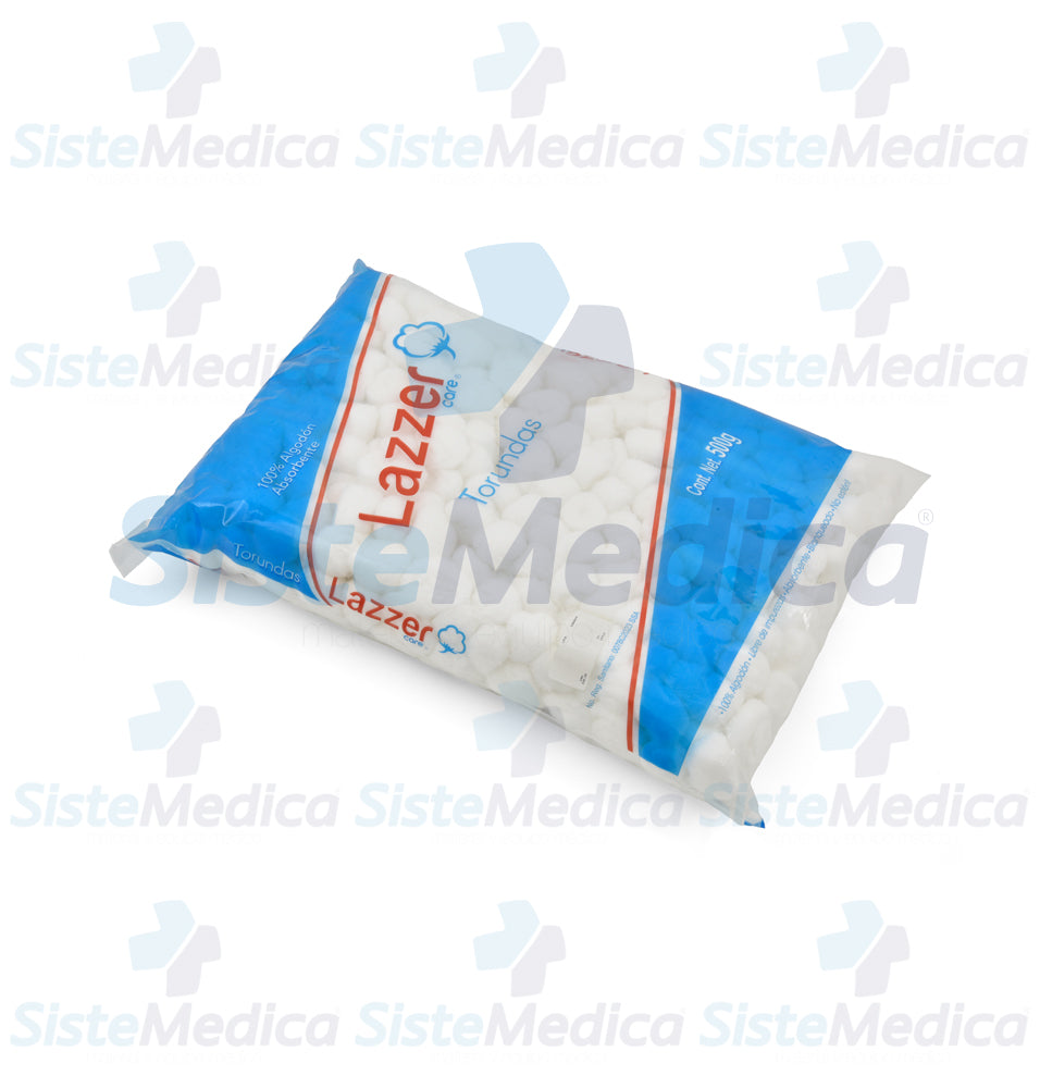 Torundas de algodón absorbentes 500 gr