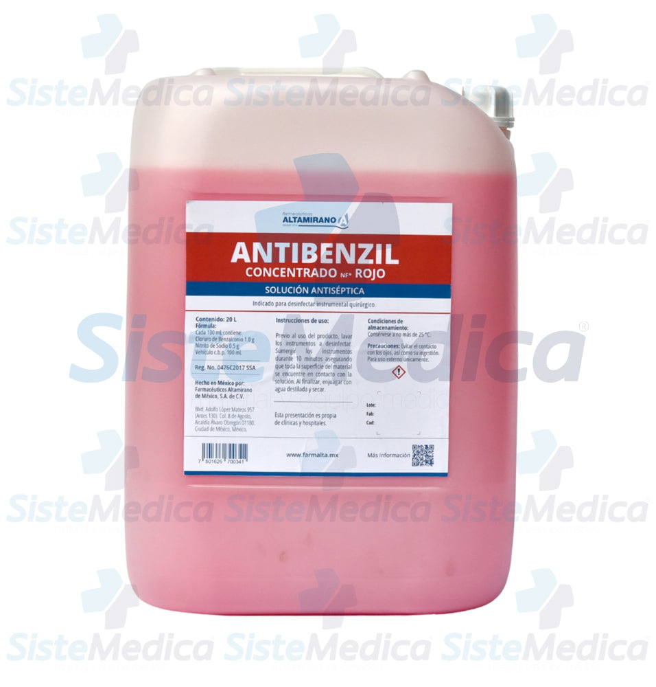 Antibenzil concentrado rojo NF