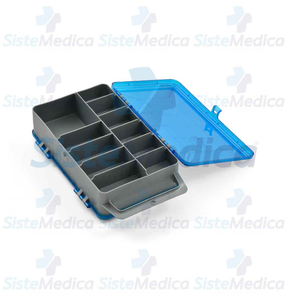 Caja multiusos con compartimientos en ambos lados PLANO 3215