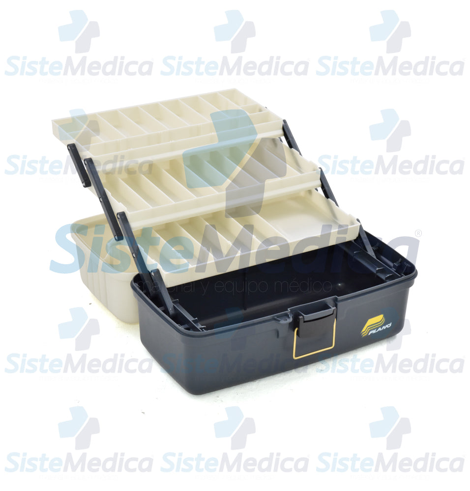 Caja multiusos con 3 charolas PLANO 6133-06