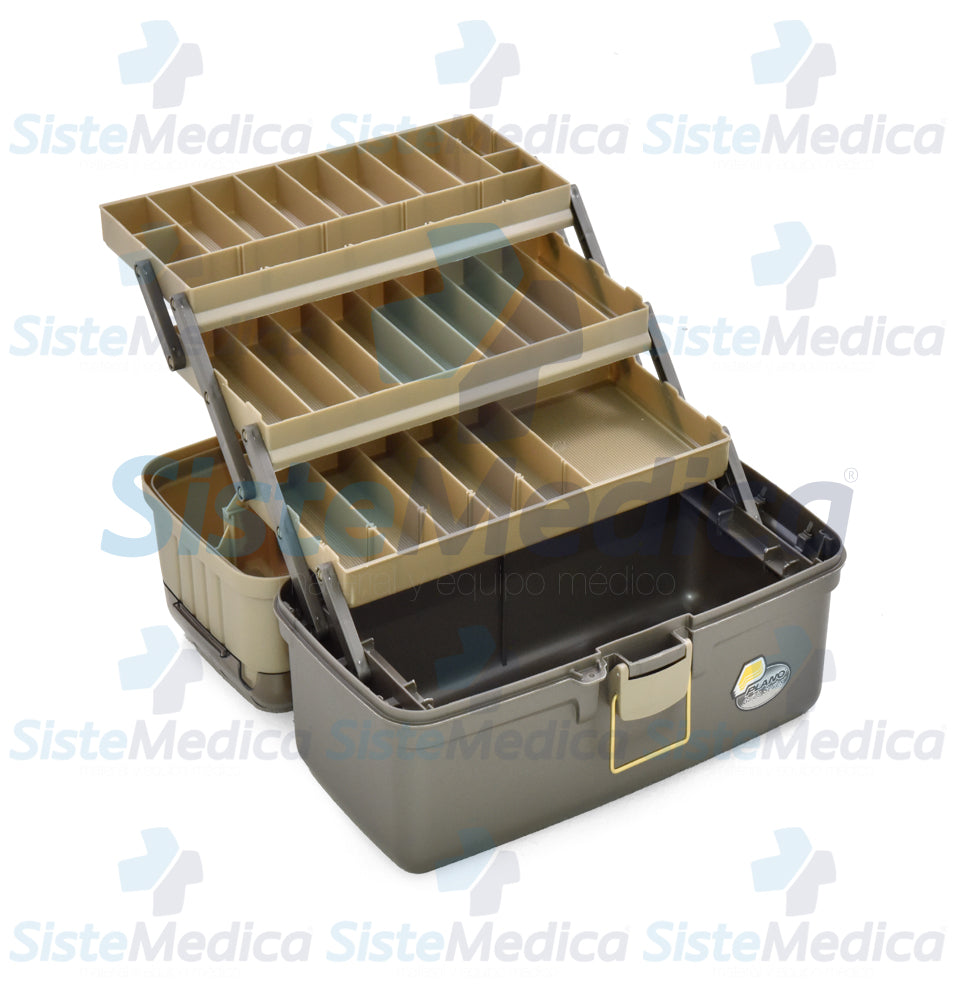 Caja multiusos con 3 charolas PLANO 6134-03
