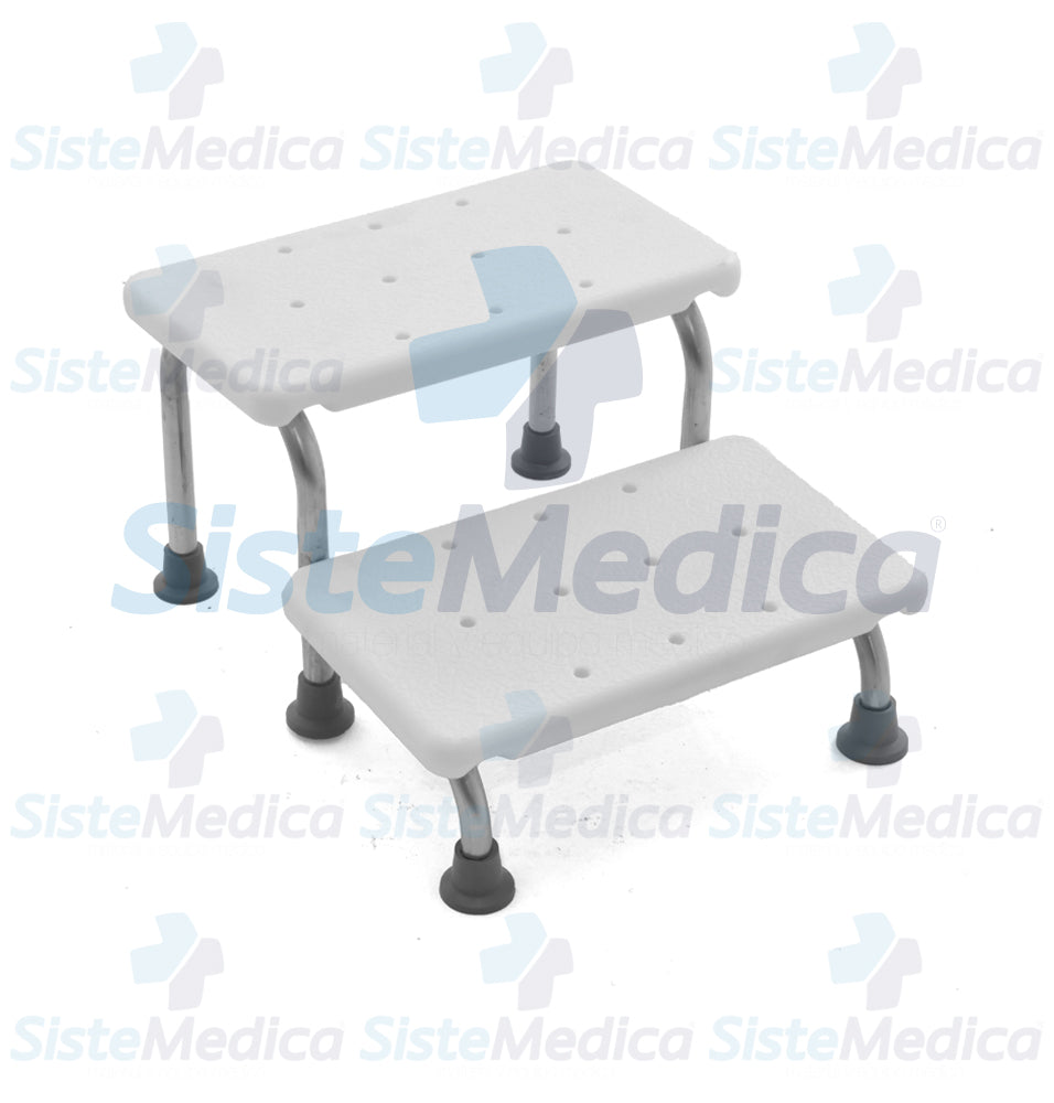 Banqueta escalerilla de 2 peldaños para regadera