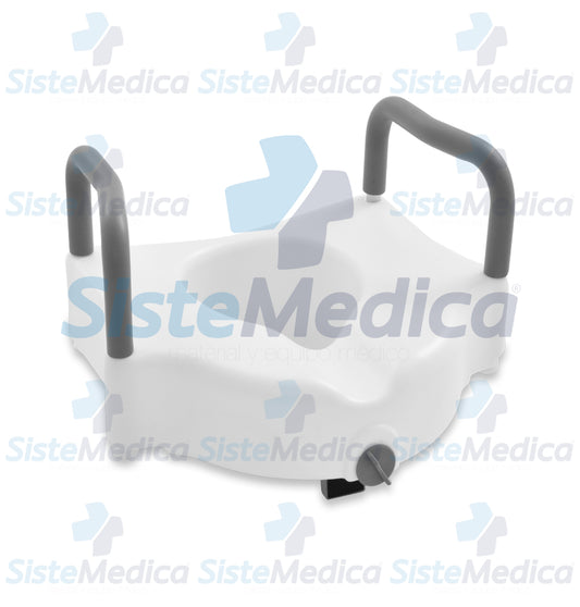 Aumento de altura para baño (WC) con agarraderas fijas
