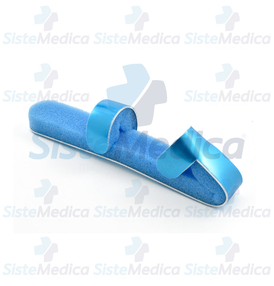Ferula para dedo de aluminio tipo baseball