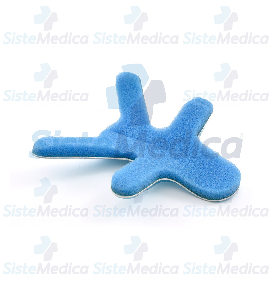 Ferula para dedo de aluminio tipo rana