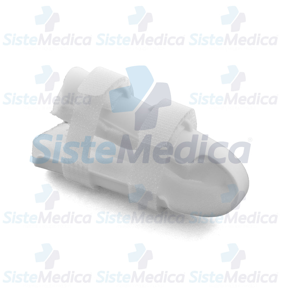 Férula para dedo de plástico semi rígido con velcro