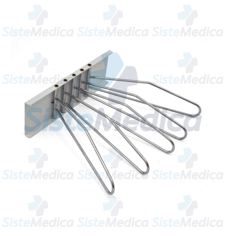 Colgador para mandiles de plomo para toma de rayos X