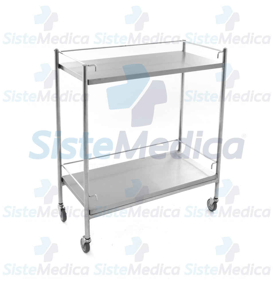 Carro auxiliar clínico