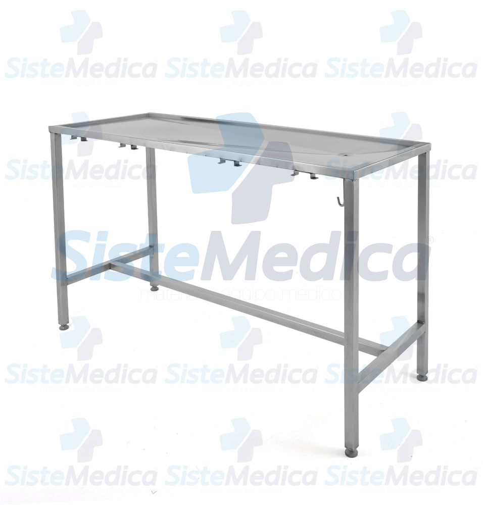 Mesa para exploración veterinaria sencilla