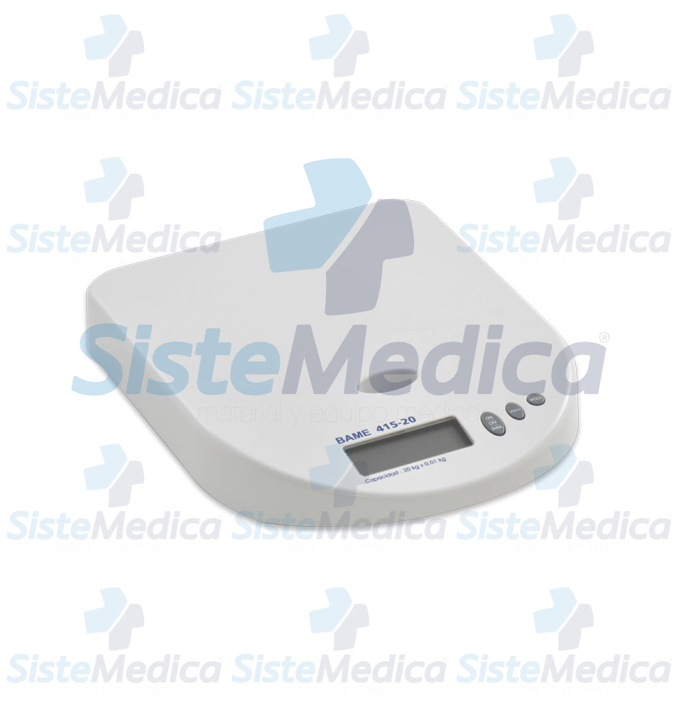 Báscula pediátrica electrónica 20 Kg.