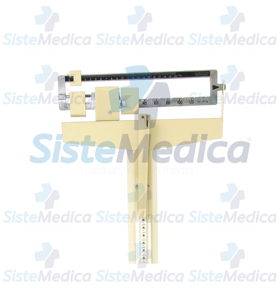 Báscula mecánica con altímetro 140 Kg.