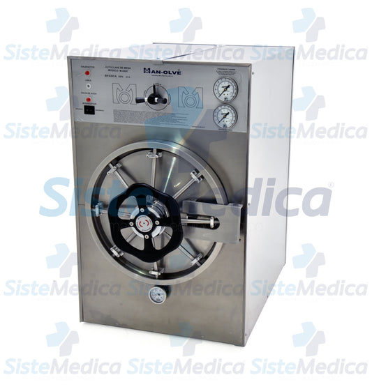 Autoclave horizontal grande de 57 litros