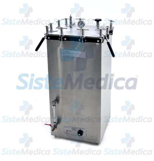 Autoclave vertical automática para laboratorio