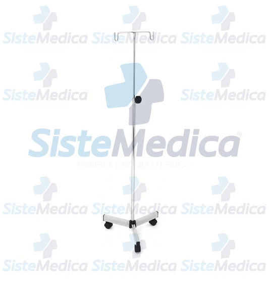 Porta sueros base tubular puntas U