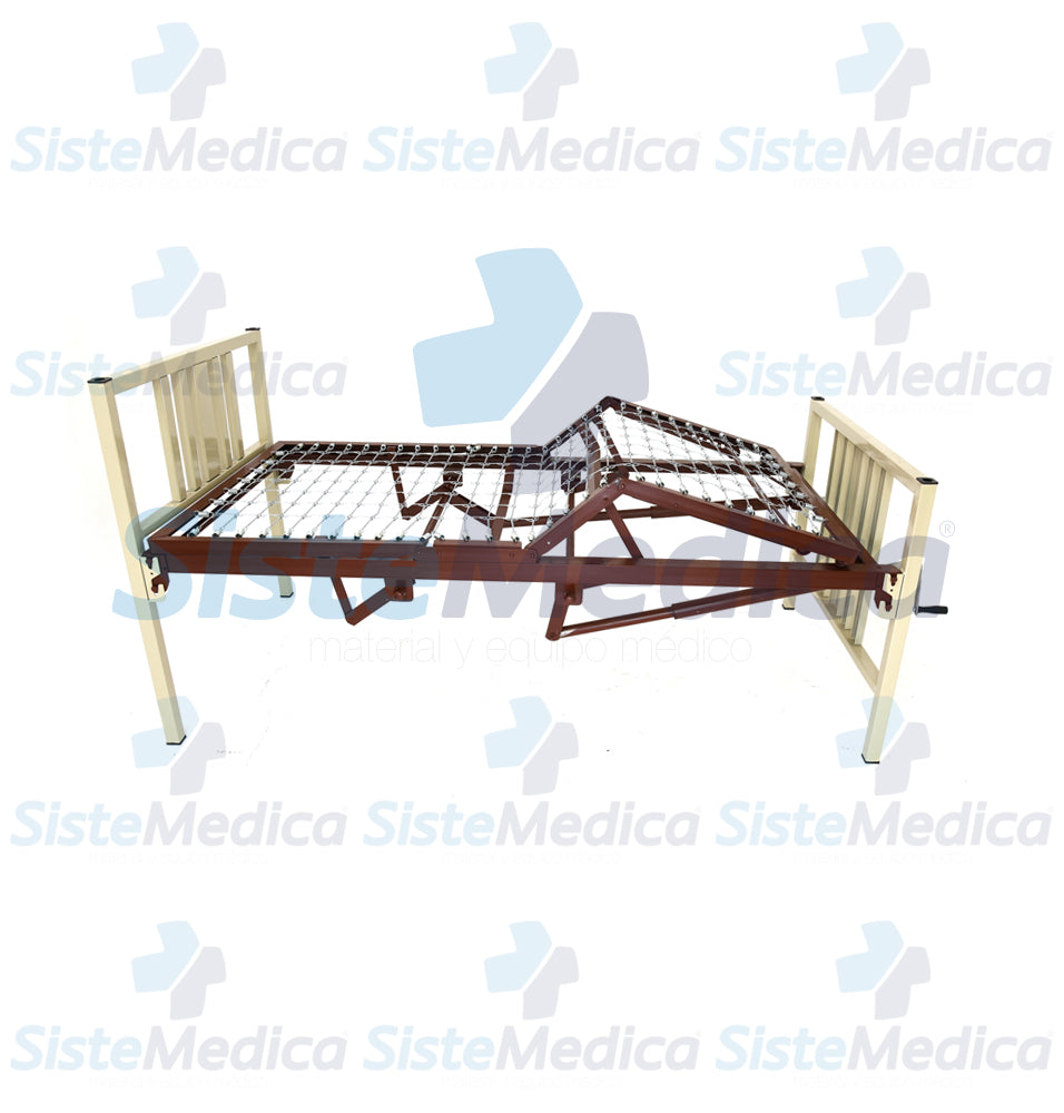 Cama para hospital 5 posiciones 2 manivelas