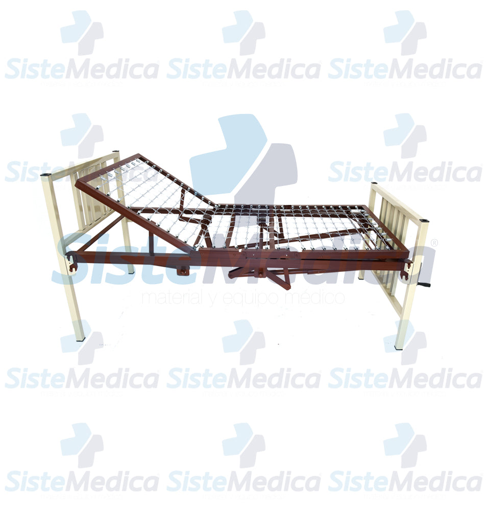 Cama para hospital 5 posiciones 2 manivelas