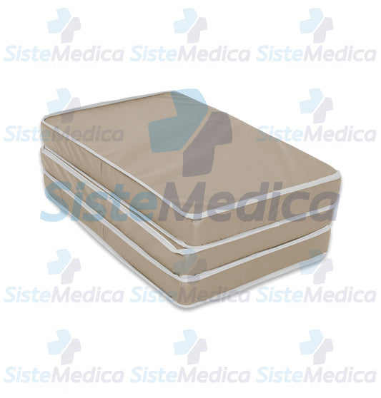 Colchón de 3 secciones para cama de hospital