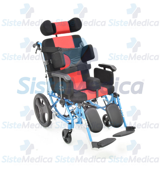 Silla de ruedas parálisis cerebral adulto PCA