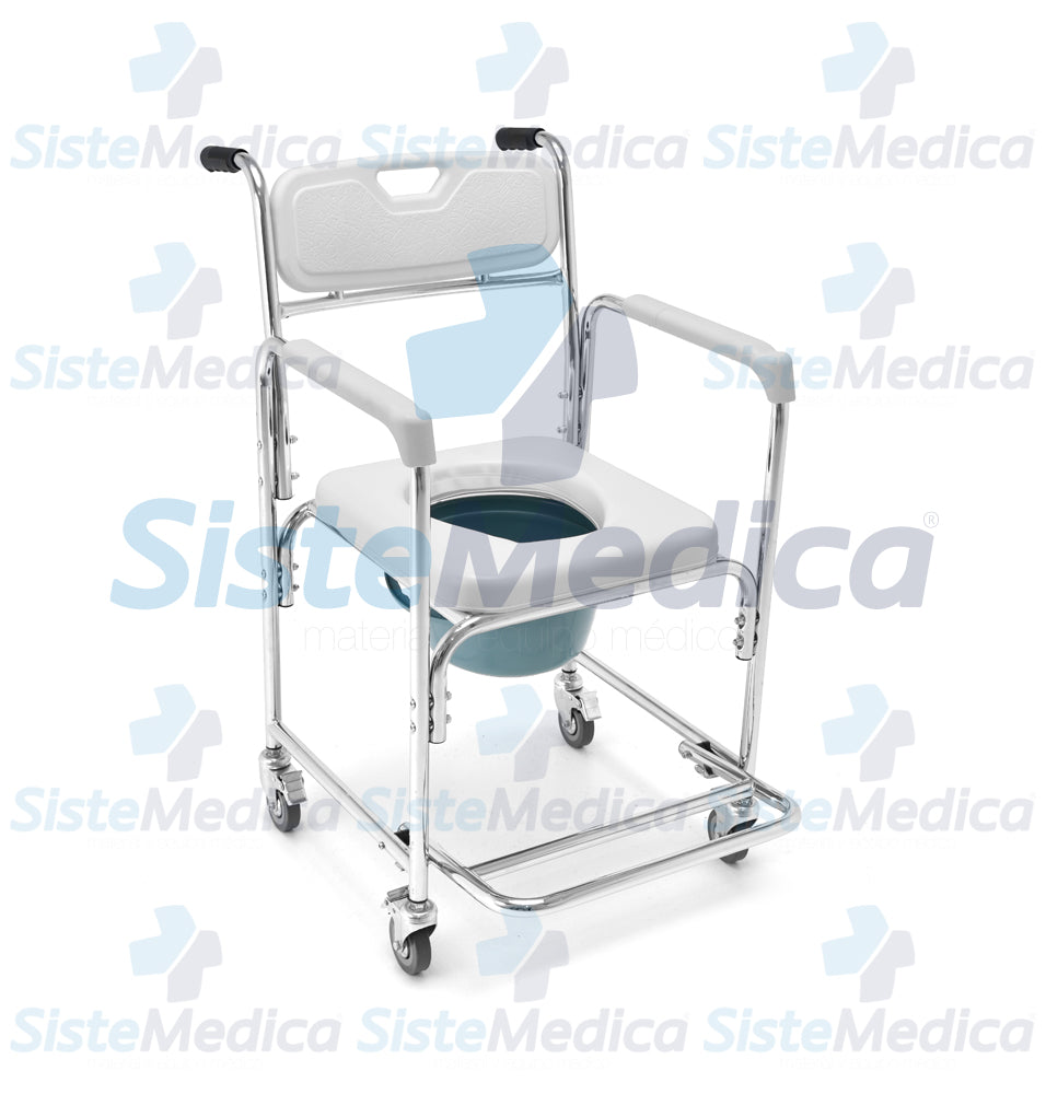 Silla cómodo acojinada con ruedas