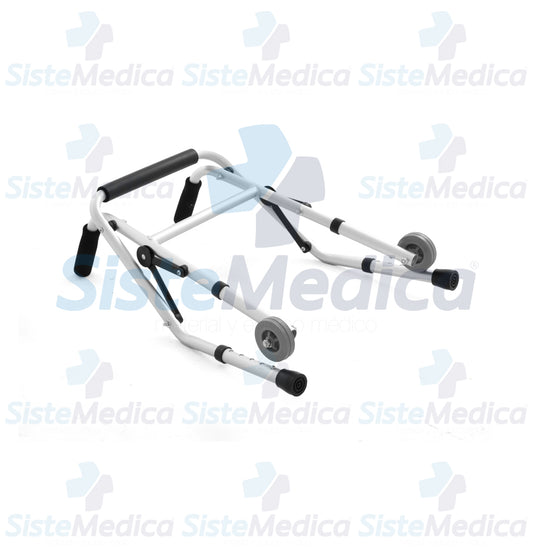 Andadera infantil plegable con ruedas de 3” altura ajustable a 5 niveles (54 - 64 cm)