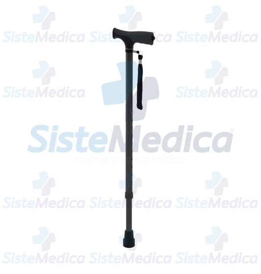 Baton de aluminio con mango tipo francés de TPR suave altura ajustable 72 - 94 cm