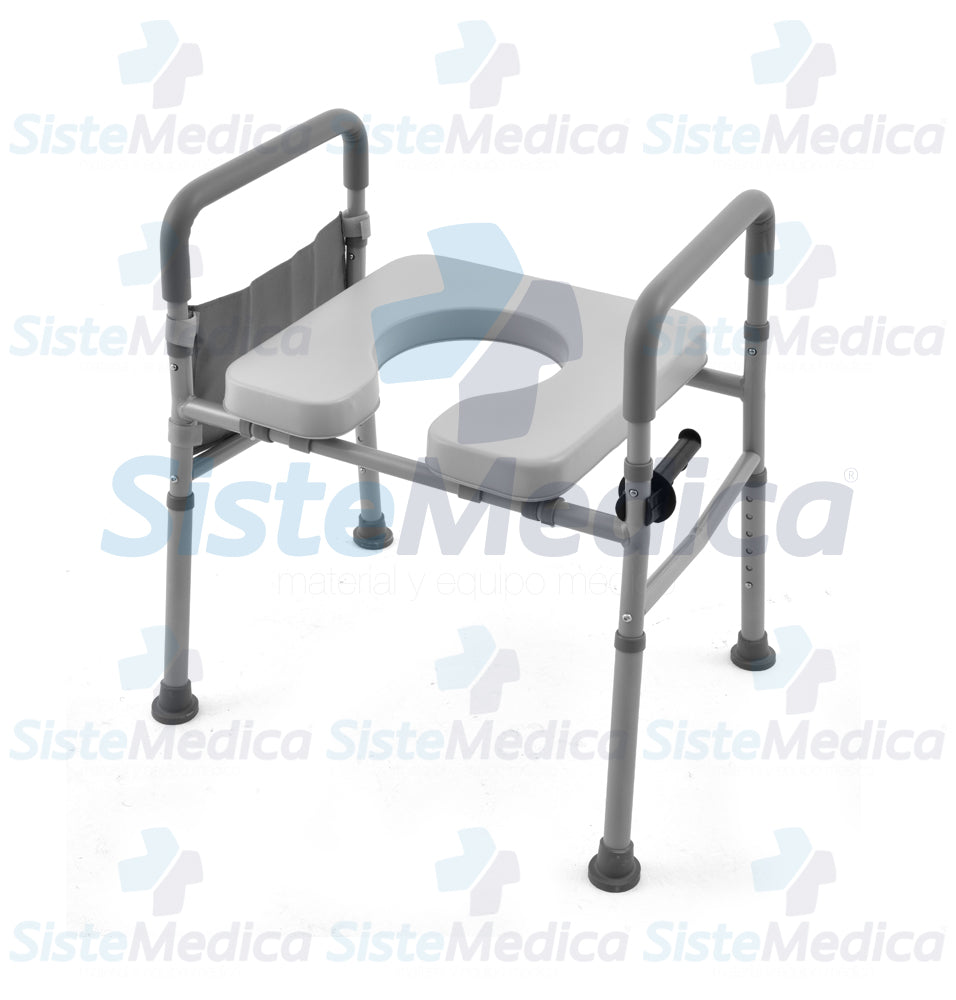 Soporte (chasis) para WC con cómodo acojinado