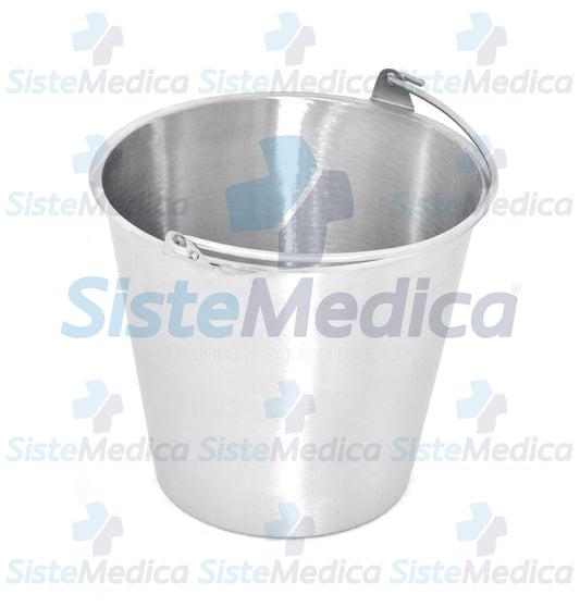 Cubeta acero inoxidable 12 L