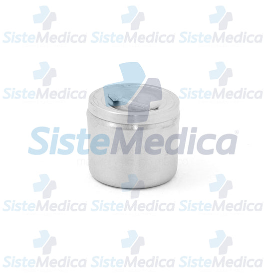 Recipiente algodonero de acero inoxidable 0.470 lts. / 1/2 qt.