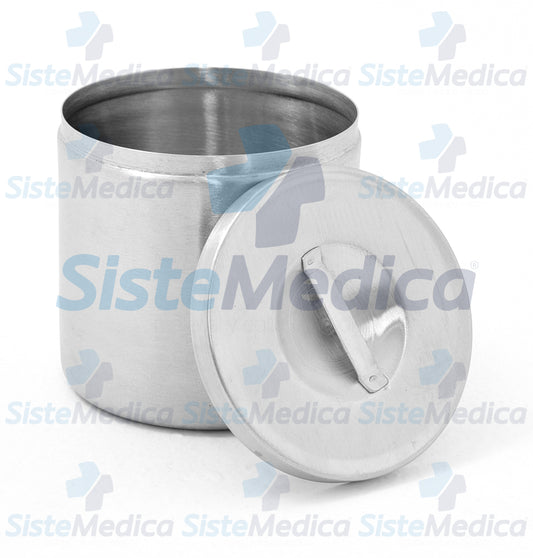 Recipiente algodonero de acero inoxidable 1.750 lts. / 1 7/8 qt.