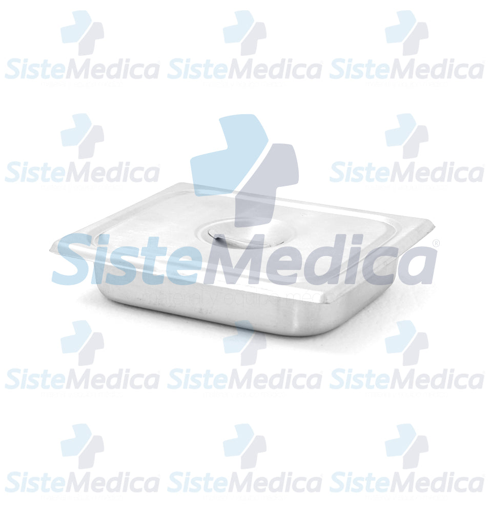 Charola para esterilización con tapa 5.3 x 27.5 x 20.8 cm