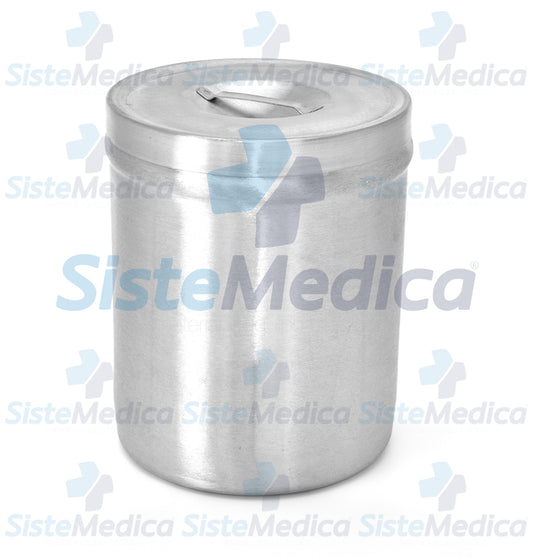 Recipiente algodonero de acero inoxidable 3 lts