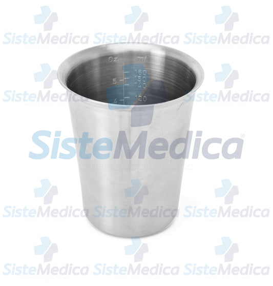 Vaso graduado de acero inoxidable 150 ml  / 5 oz