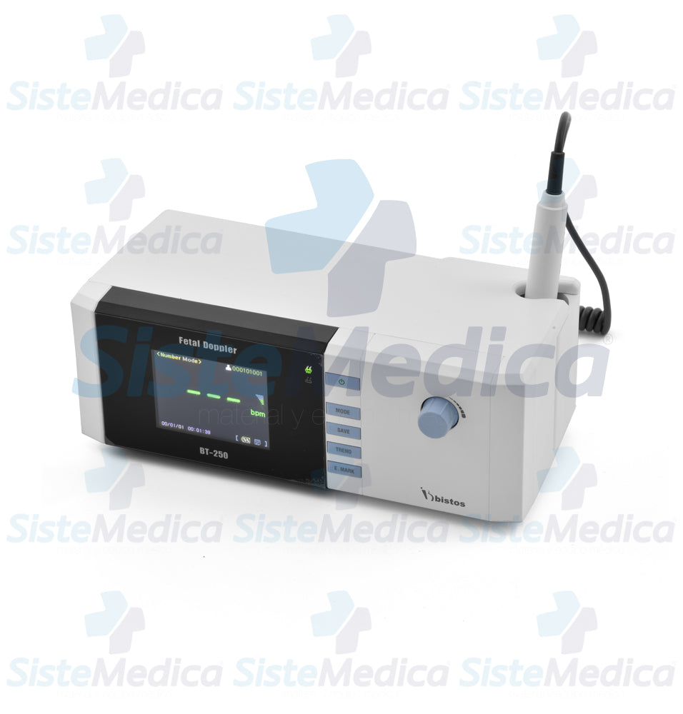 Detector fetal de mesa con batería recargable