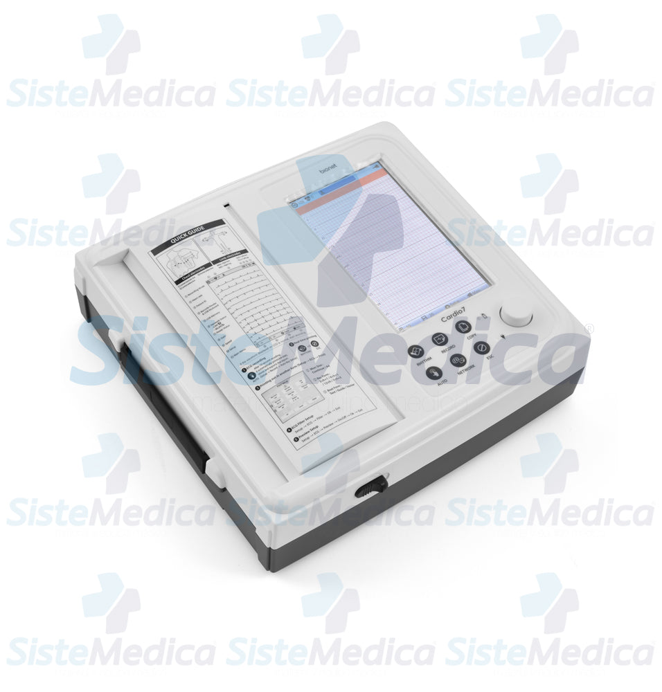 Electro cardiógrafo ECG / EKG de 12 canales con pantalla táctil de 7”