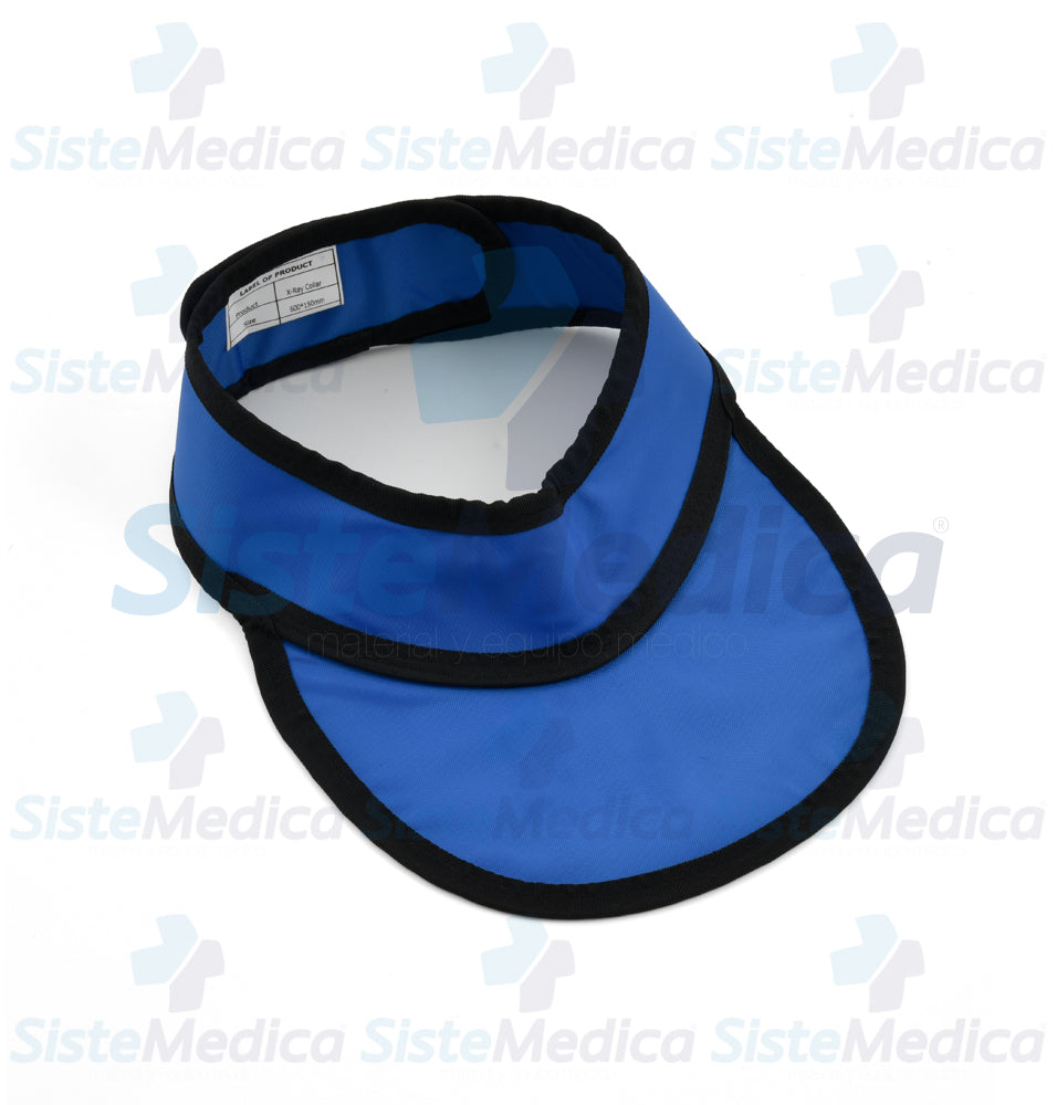 Collarín emplomado para aplicación de rayos X