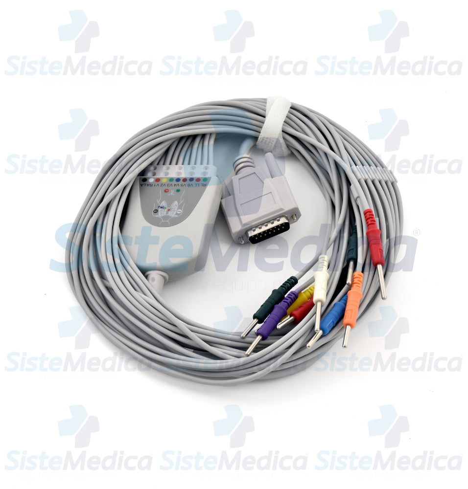Electro cardiógrafo ECG / EKG de 12 canales con pantalla táctil de 7”