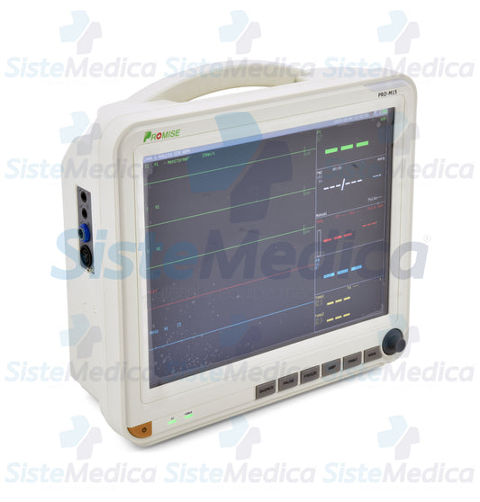 Monitor de paciente con pantalla táctil de 15” para adulto / pediátrico / neonatal