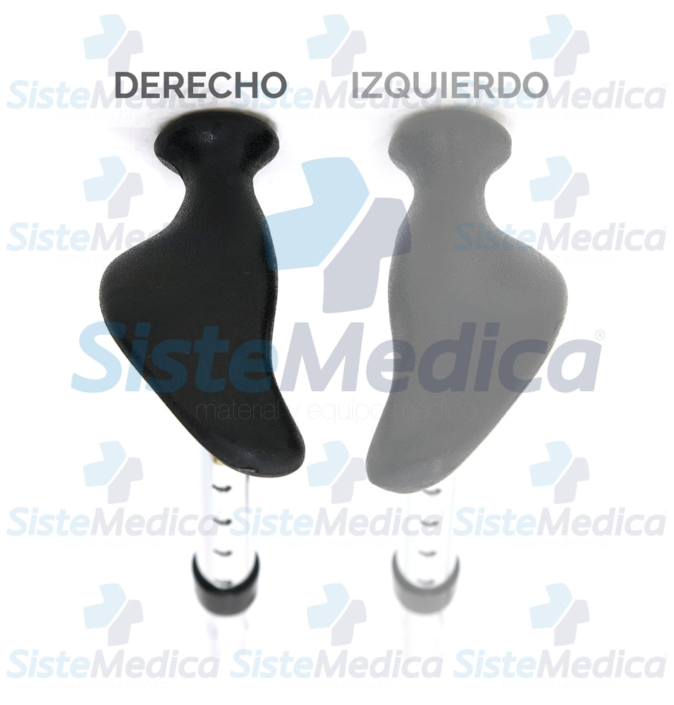 Bastón aluminio plegable ergonomico mano derecha