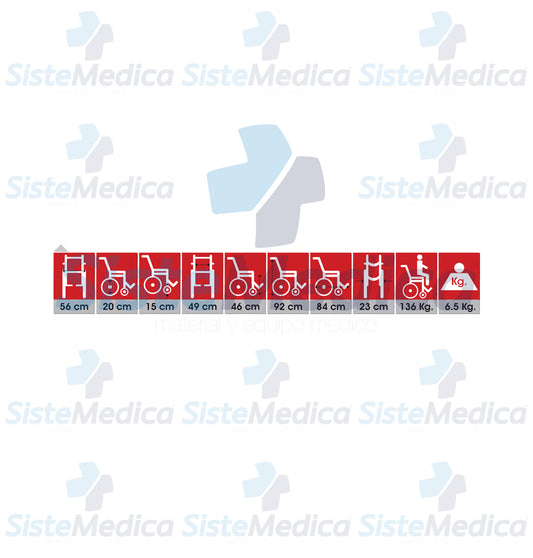 Silla traslado ultraligera