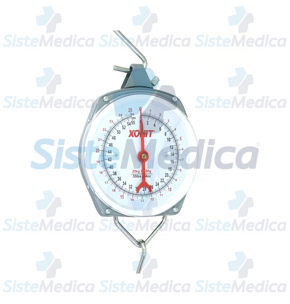 Bascula colgante de reloj pediátrica