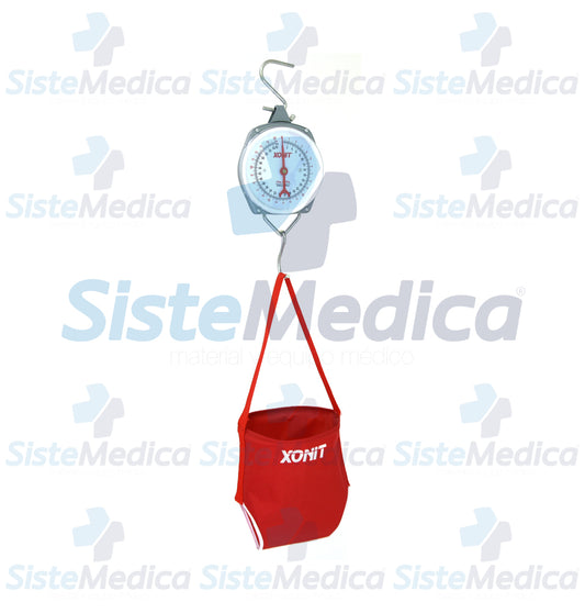 Bascula colgante de reloj pediátrica