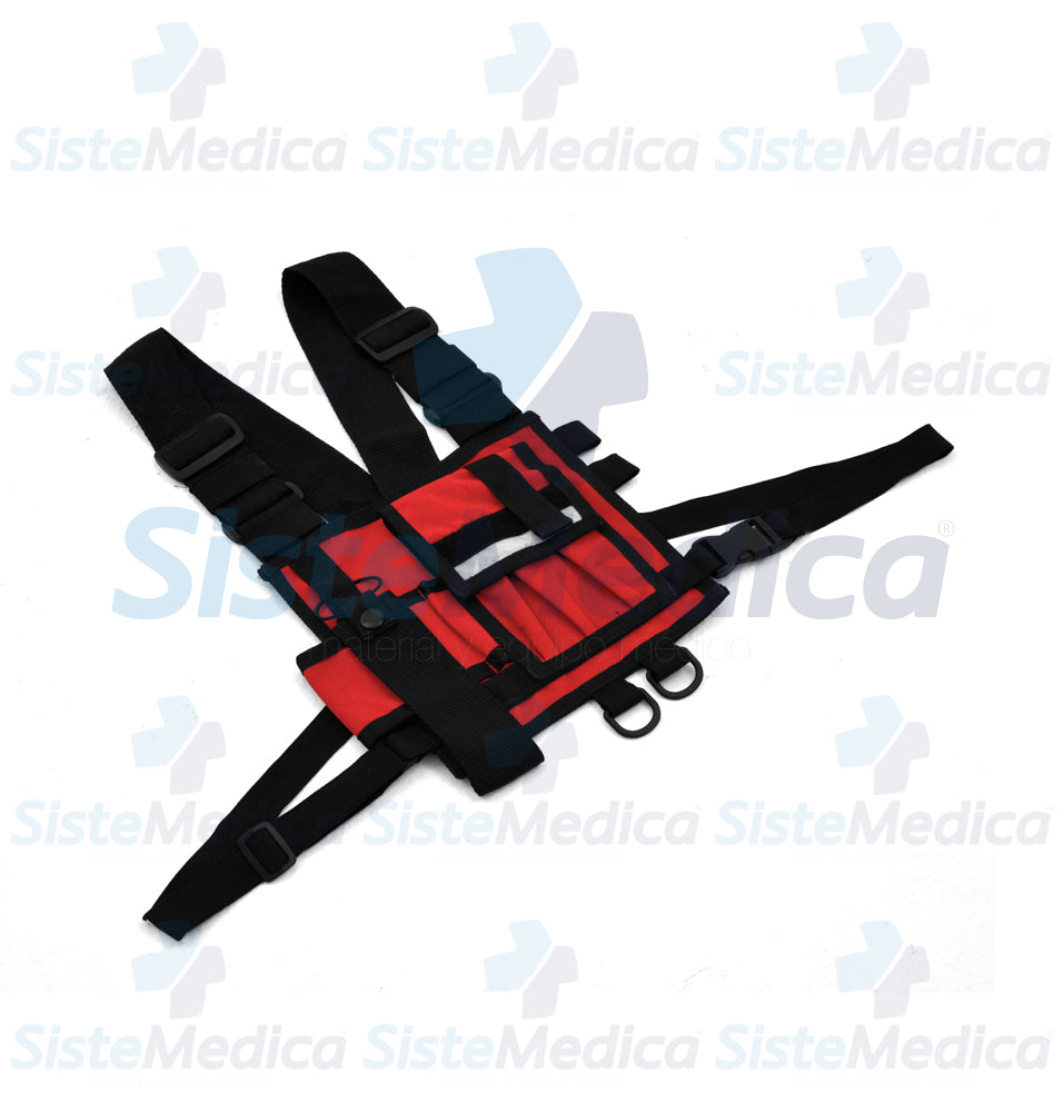 Holster paramedico de pecho de tela rip stop