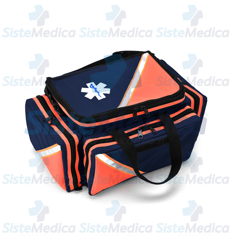 Azul marino / Naranja