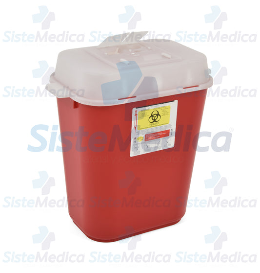 Recolector para punzocortantes de 13.25 lts