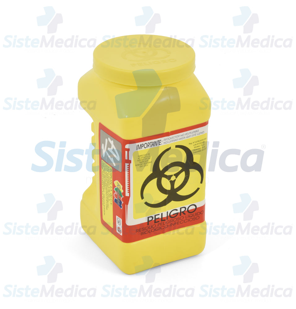 Recolector para líquidos de 3 Lts.